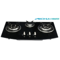 3 Burners Tempered Glass Kitchen Gas Stove